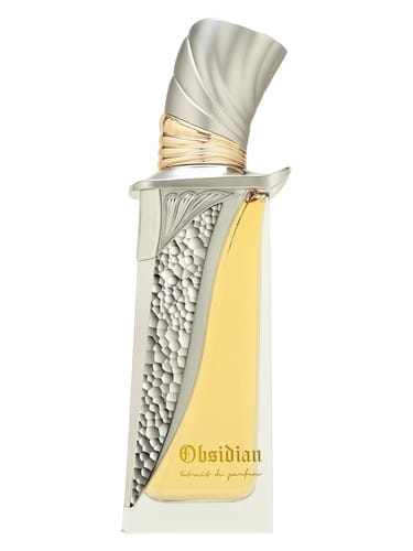 Obsidian, bottle, front
