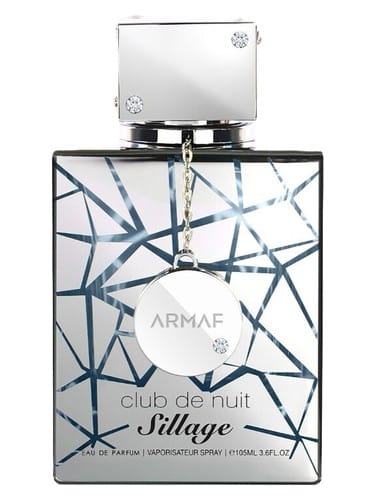 Club de Nuit Sillage, bottle, front