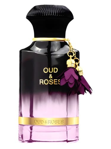 Oud & Roses, bottle, front