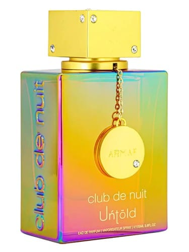 Club de Nuit Untold, bottle, front