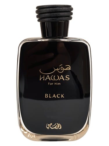 Hawas Black, bottle, front