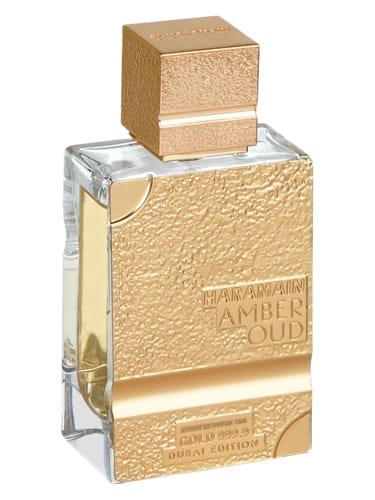 Amber Oud Gold 999.9 Dubai Edition, bottle, front
