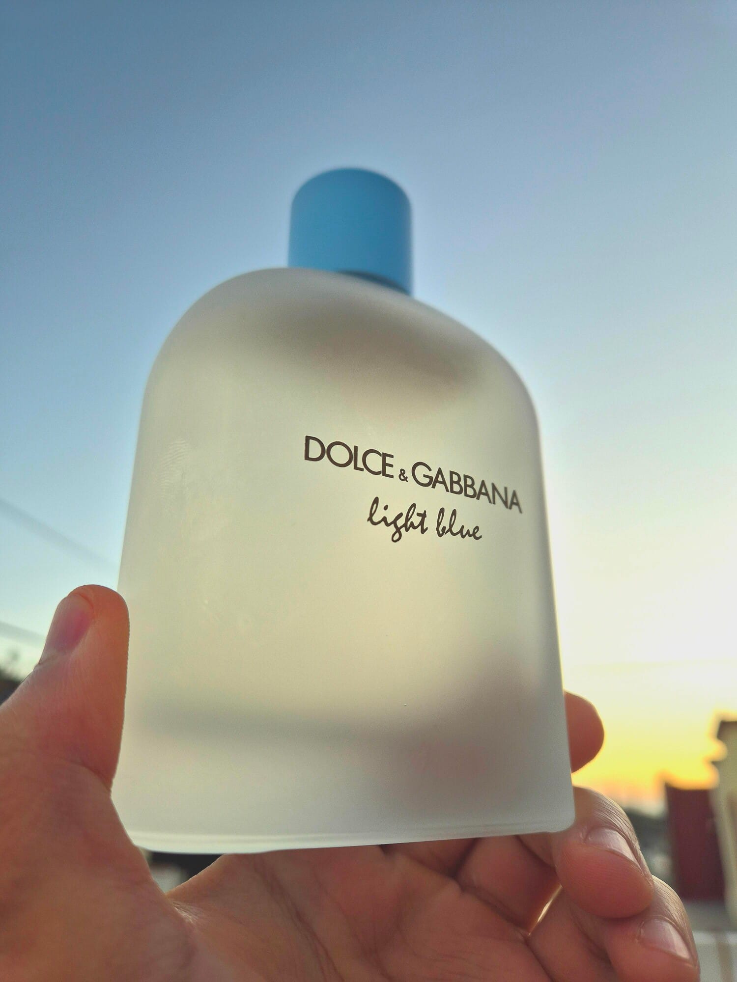 Light Blue Pour Homme Eau de Toilette, decant + box