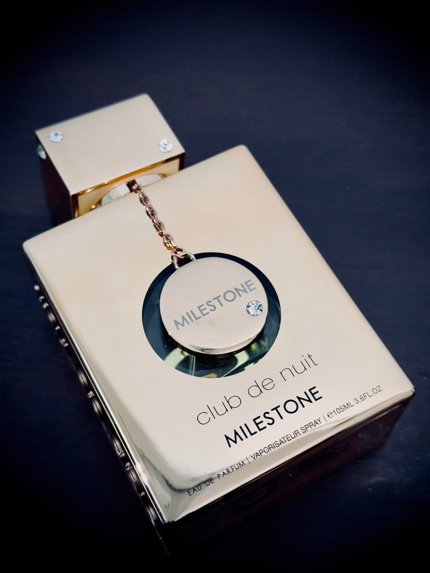 Club de Nuit Milestone, bottle, angle