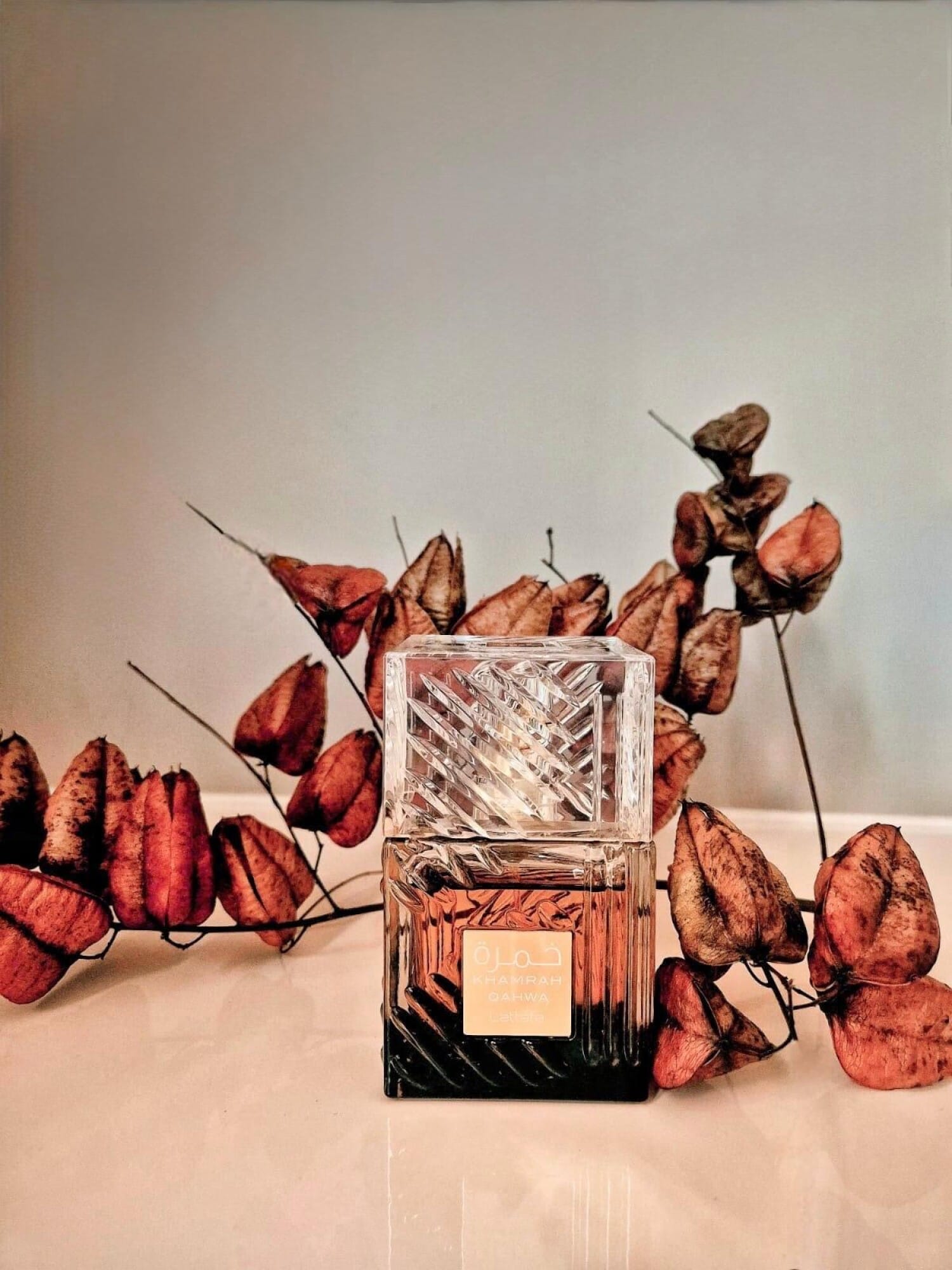 Khamrah Qahwa, bottle, angle