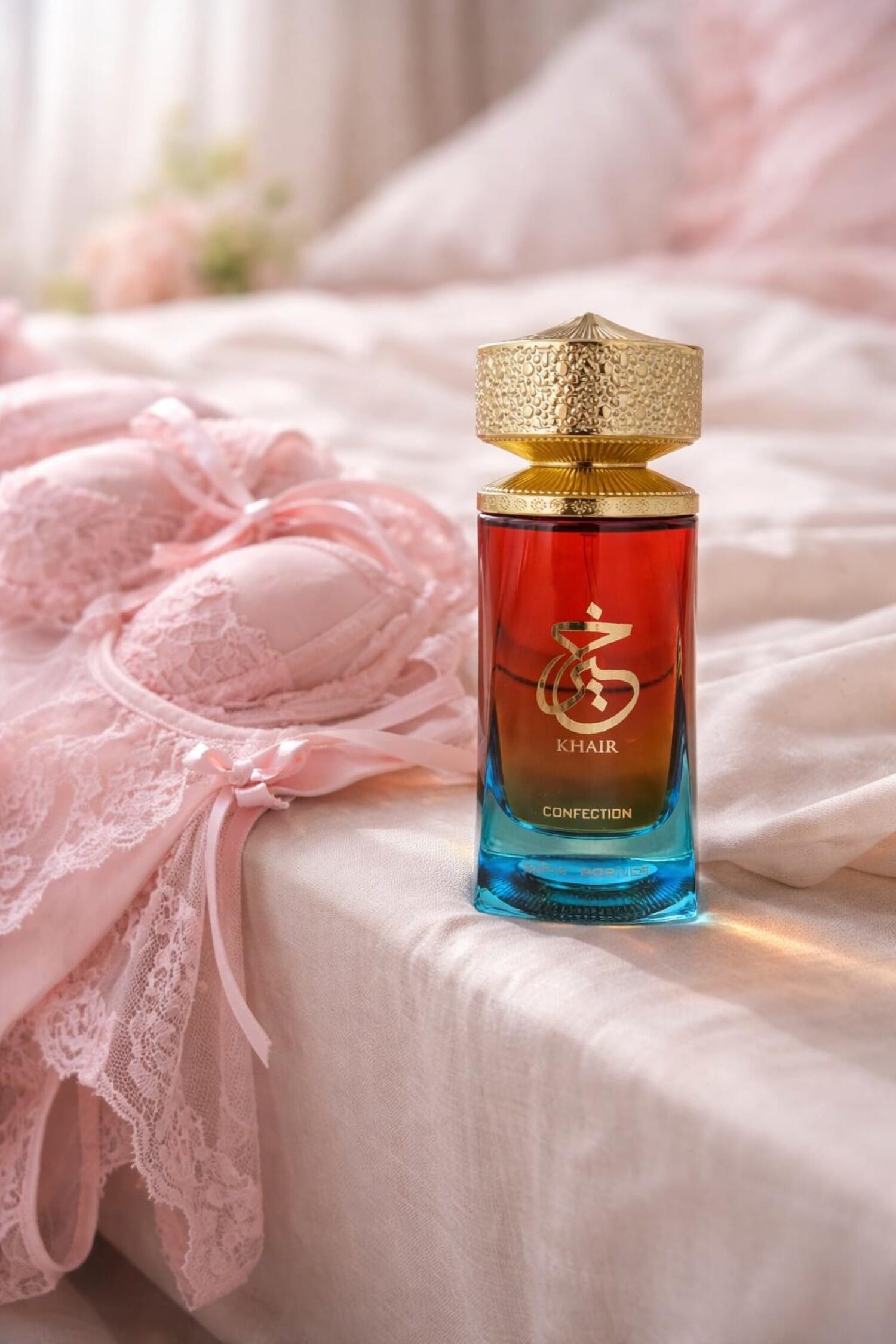 Khair Confection, bottle, angle