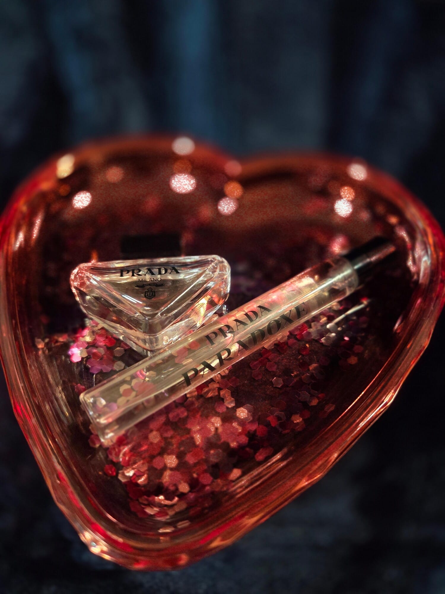 Prada Paradoxe, on-skin / lifestyle