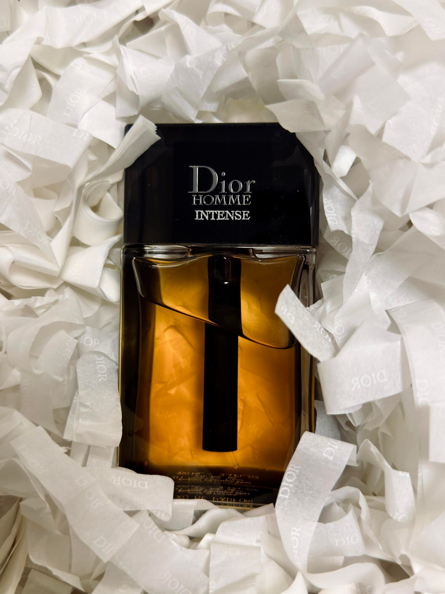 Dior Homme Intense 2025, bottle, angle
