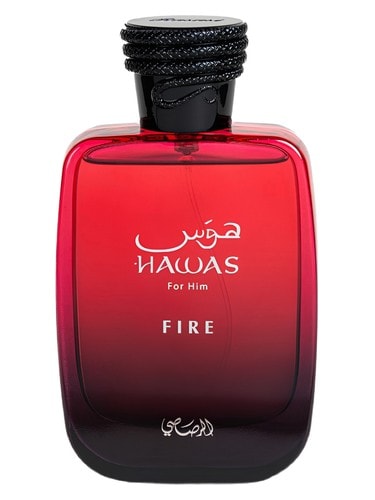 Hawas Fire, bottle, front