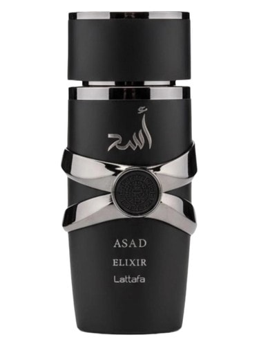 Asad Elixir, bottle, front