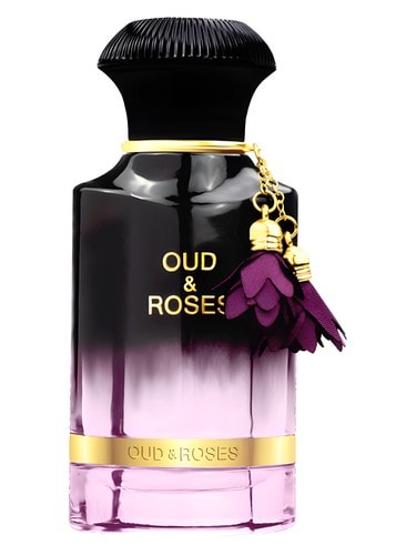 Oud & Roses, bottle, front
